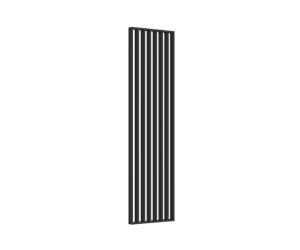 Pared de madera laminada 2750 x 580mm (NEGRA) (Independiente)