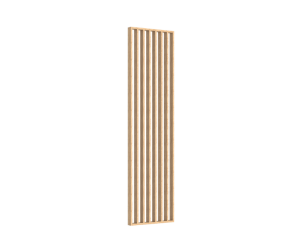 Pared de madera laminada 2750 x 580mm (ROBLE) (Independiente)