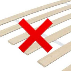 Sin listones de cama 