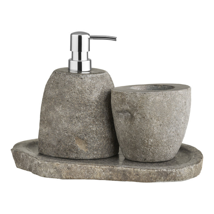 Set de baño, vaso de almacenaje, dispensador de jabón, bandeja GARA 4501278